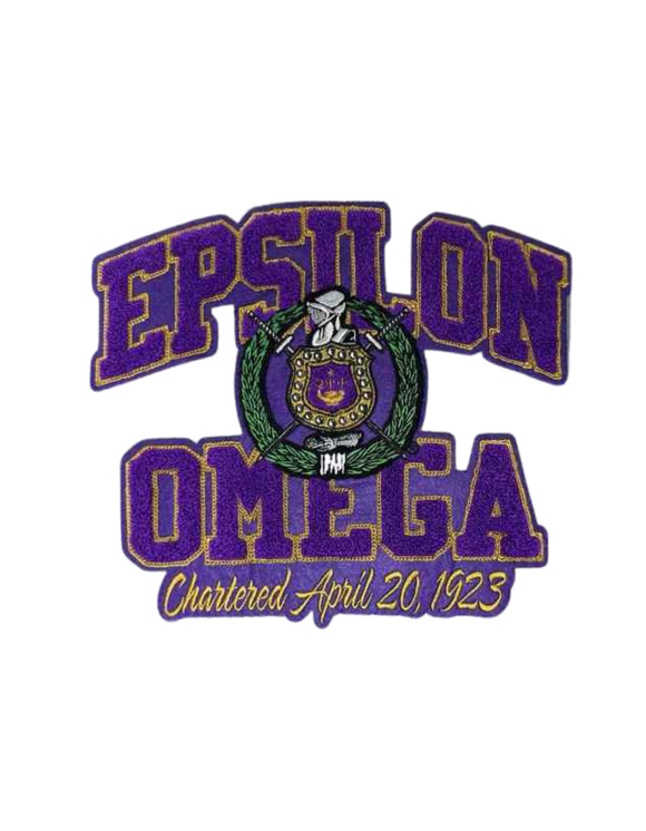 Epsilon Omega Chapter Chenille Collection