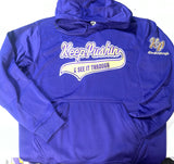 KEEP PUSHIN Hoodie purple