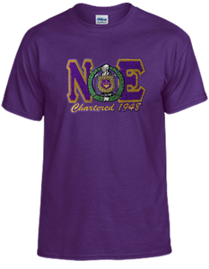 Nu Epsilon chapter chenille t-shirt