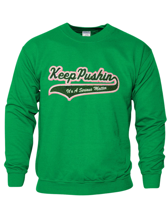 Keep PUSHIN chenille sweatshirt