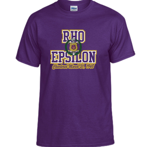 Rho Epsilon chapter chenille t-shirt