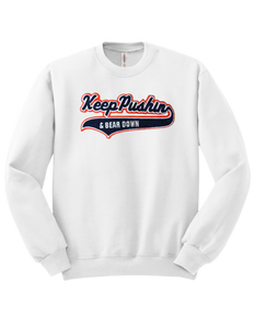 Keep Pushing & Bear Down Chicago sweatshirts White