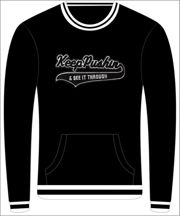 Keep PUSHIN Black & White Signature Sweatshirt