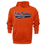 Keep Pushing & Bear Down Chicago hoodie Navy